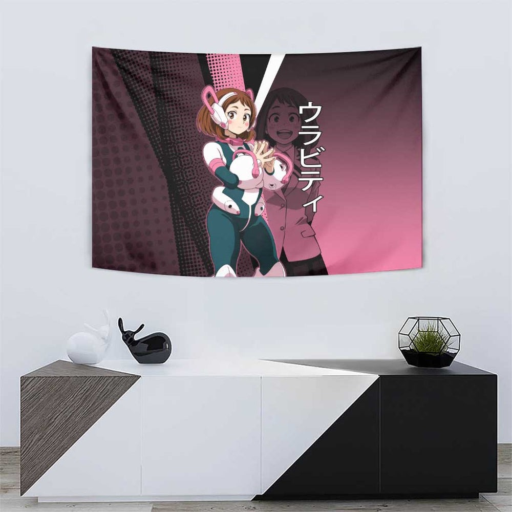 Ochaco Uraraka Uravity Tumbler With Handle Japanese Comic Book Style TS04 Ochaco Uraraka Uravity Tumbler With Handle Japanese Comic Book Style TS04