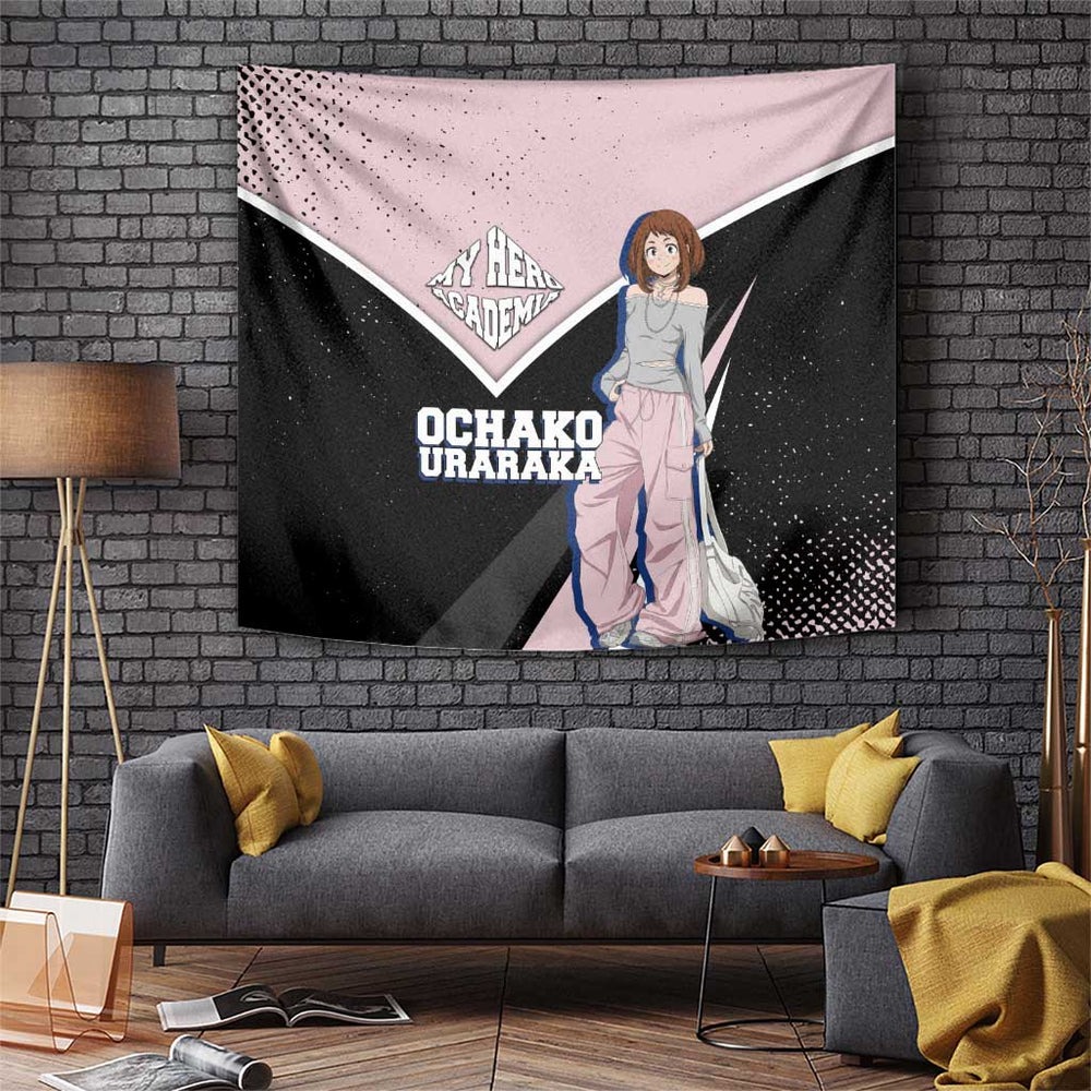 Ochako Uraraka My Hero Academia Tumbler With Handle Anime Grunge Splatter Graphic Style TS04 Ochako Uraraka My Hero Academia Tumbler With Handle Anime Grunge Splatter Graphic Style TS04
