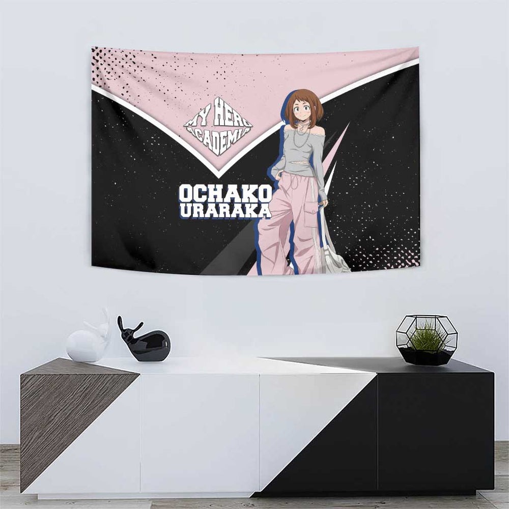Ochako Uraraka My Hero Academia Tumbler With Handle Anime Grunge Splatter Graphic Style TS04 Ochako Uraraka My Hero Academia Tumbler With Handle Anime Grunge Splatter Graphic Style TS04