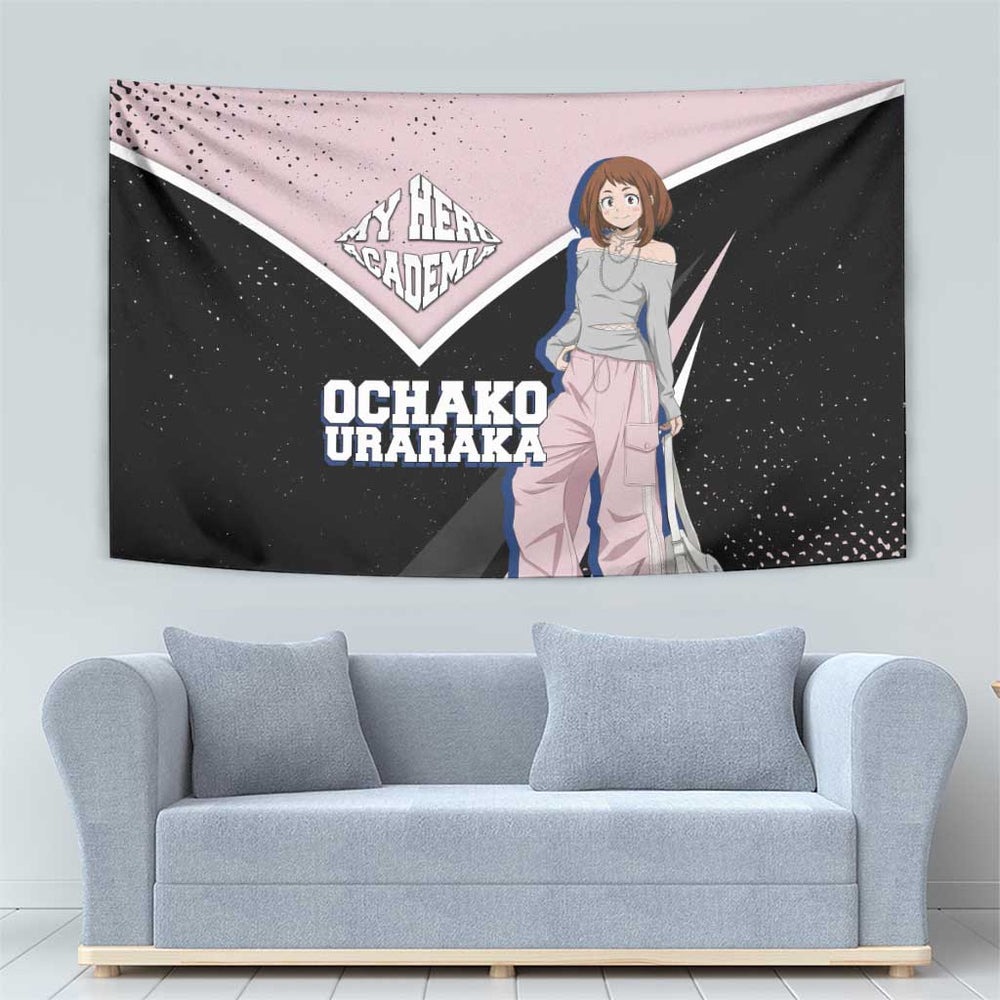 Ochako Uraraka My Hero Academia Tumbler With Handle Anime Grunge Splatter Graphic Style TS04 Ochako Uraraka My Hero Academia Tumbler With Handle Anime Grunge Splatter Graphic Style TS04