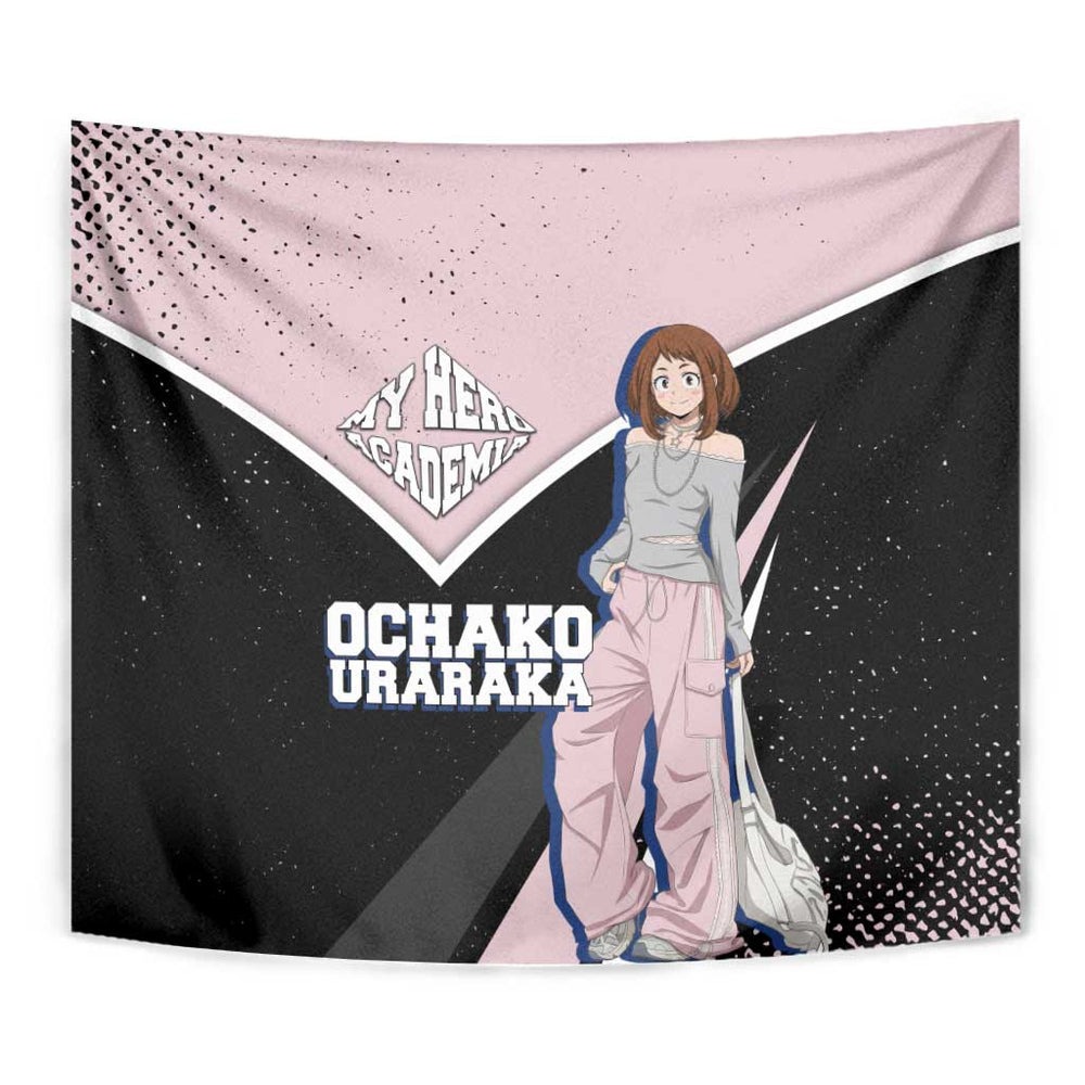 Ochako Uraraka My Hero Academia Tumbler With Handle Anime Grunge Splatter Graphic Style TS04 Ochako Uraraka My Hero Academia Tumbler With Handle Anime Grunge Splatter Graphic Style TS04