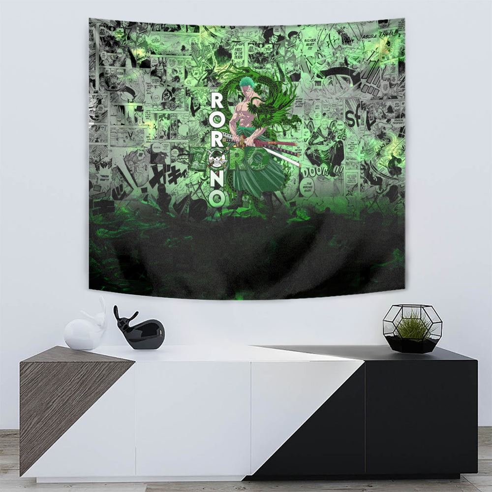 One Piece Roronoa Zoro Tapestry Dragon Twister Style DT02 One Piece Roronoa Zoro Tapestry Dragon Twister Style DT02