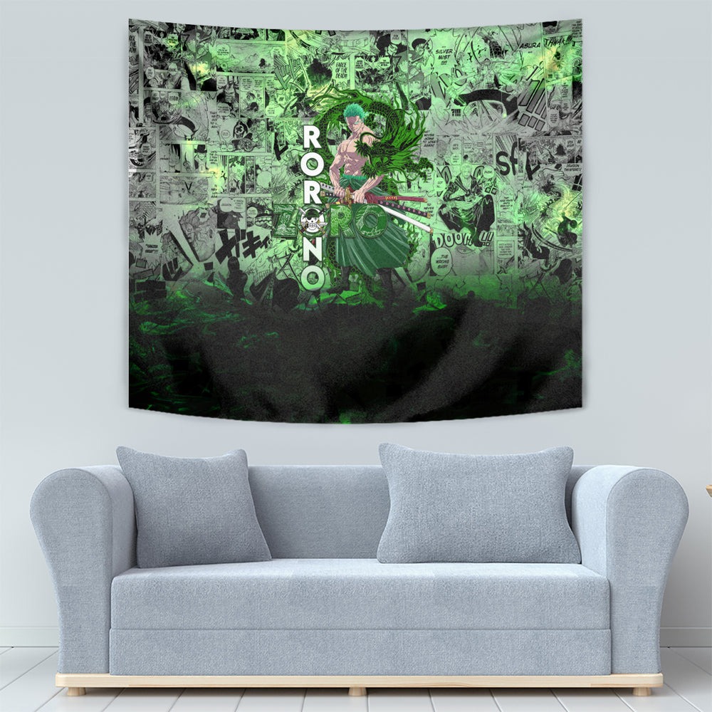One Piece Roronoa Zoro Tapestry Dragon Twister Style DT02 One Piece Roronoa Zoro Tapestry Dragon Twister Style DT02