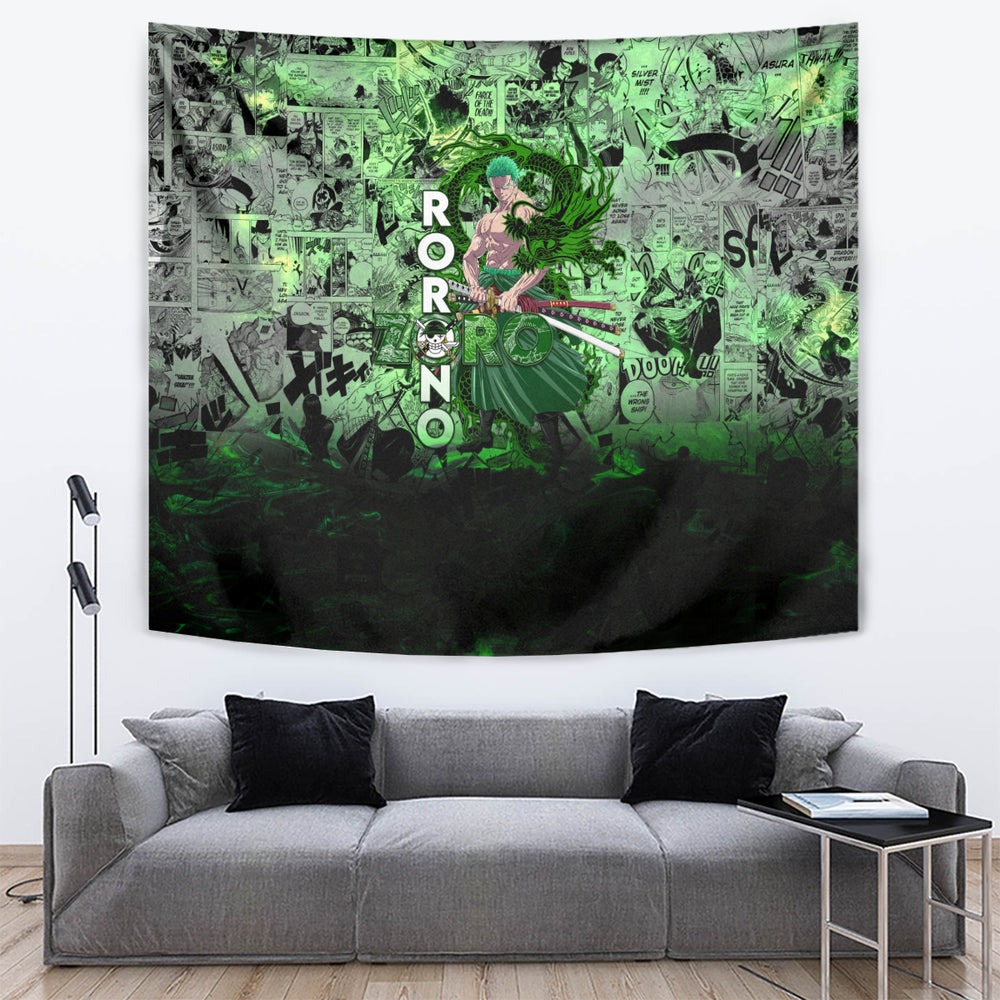 One Piece Roronoa Zoro Tapestry Dragon Twister Style DT02 One Piece Roronoa Zoro Tapestry Dragon Twister Style DT02
