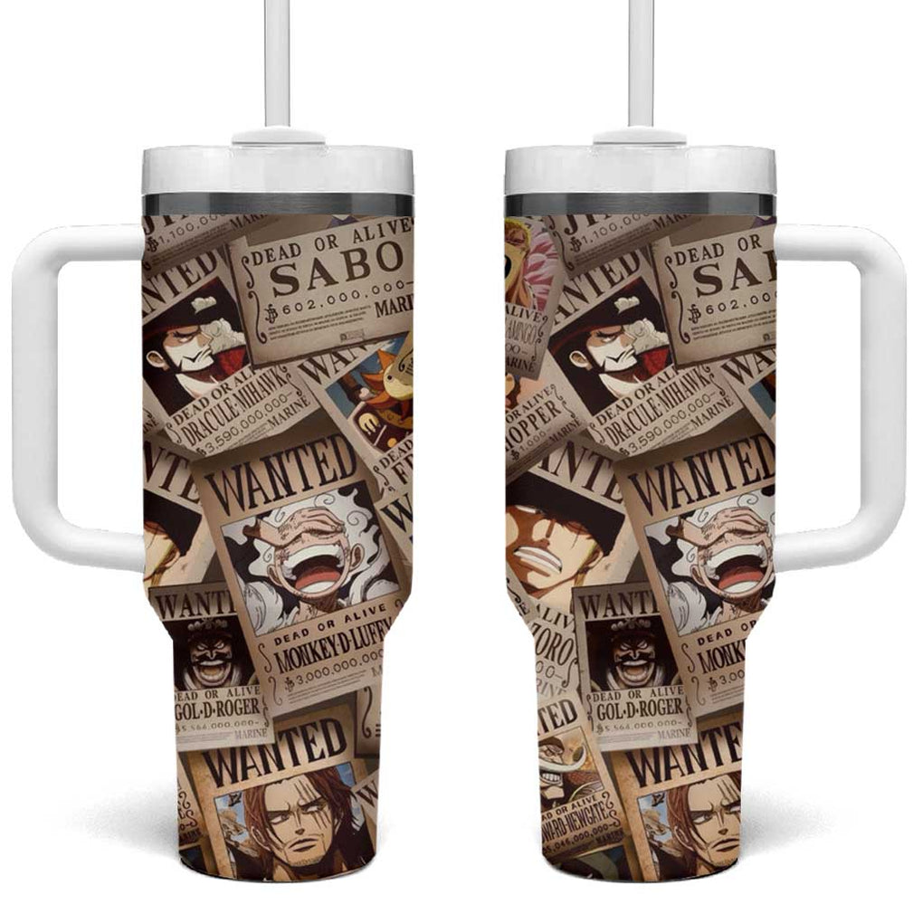 One Piece Wanted - One Piece Tumbler With Handle Anime Style TS04