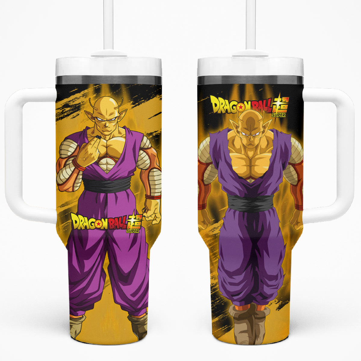Orange Piccolo Super Anime Tumbler With Handle Dragon Ball T