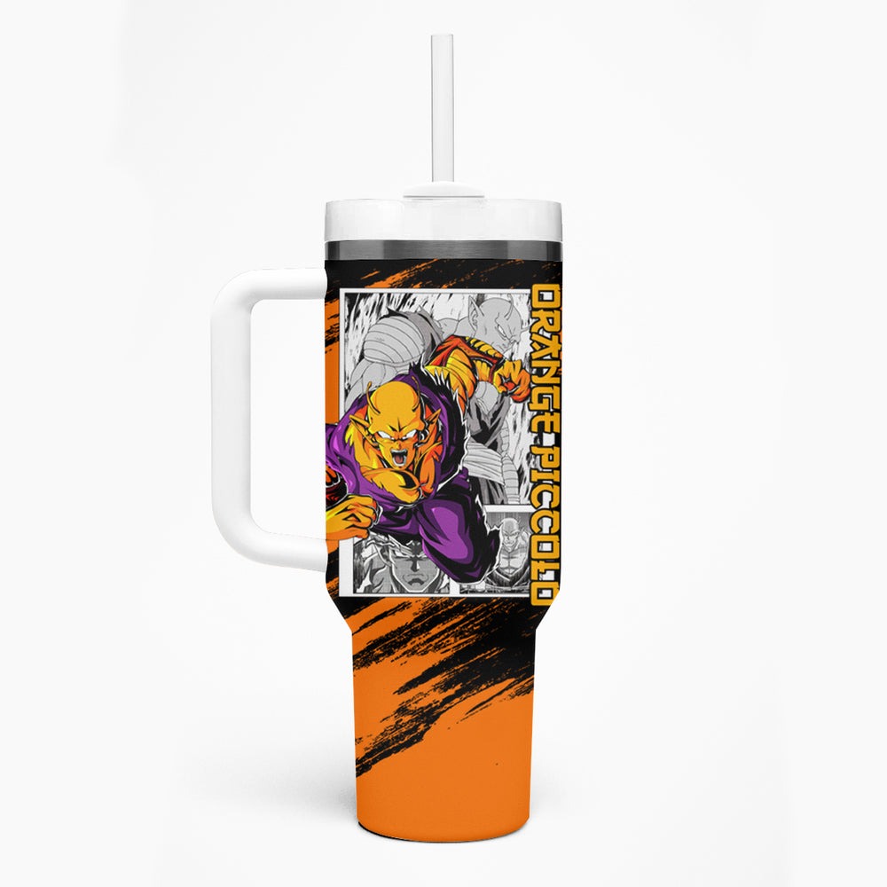 Orange Piccolo Tumbler With Handle Dragon Ball Anime Mix Man Orange Piccolo Tumbler With Handle Dragon Ball Anime Mix Man
