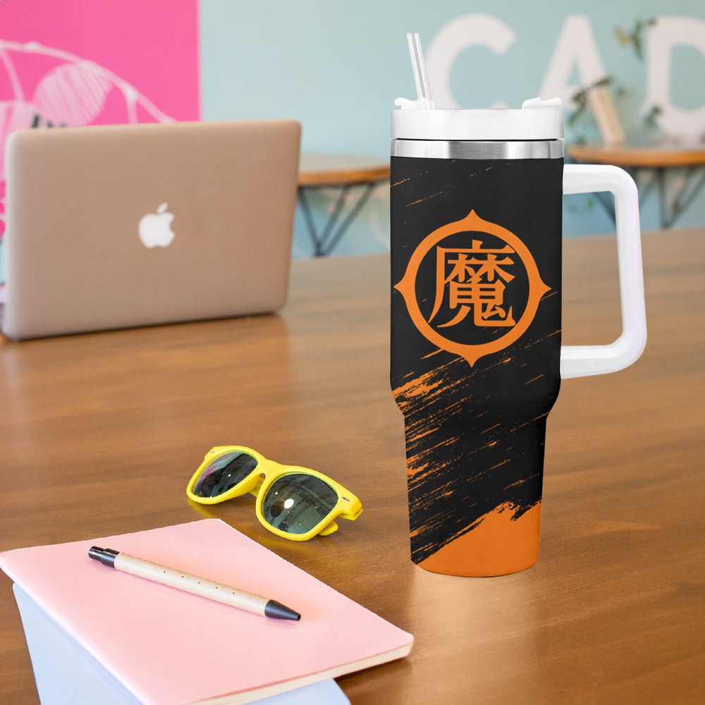 Orange Piccolo Tumbler With Handle Dragon Ball Anime Mix Man Orange Piccolo Tumbler With Handle Dragon Ball Anime Mix Man