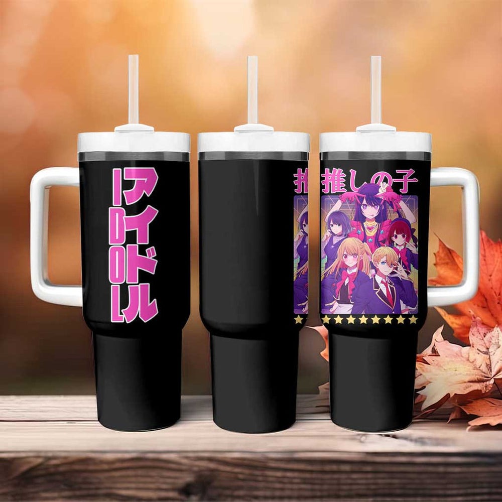 Oshi no Ko Tumbler With Handle Anime Style TS04 Oshi no Ko Tumbler With Handle Anime Style TS04