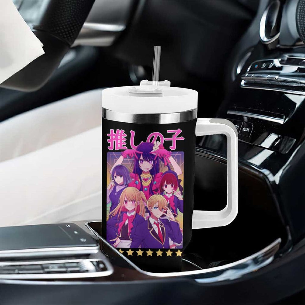 Oshi no Ko Tumbler With Handle Anime Style TS04 Oshi no Ko Tumbler With Handle Anime Style TS04