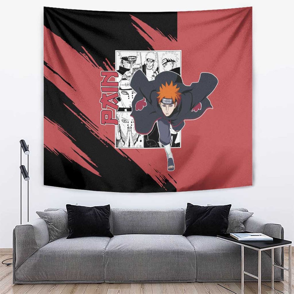Pain - Naruto Tapestry Anime Mix Manga Style TS04 Pain - Naruto Tapestry Anime Mix Manga Style TS04