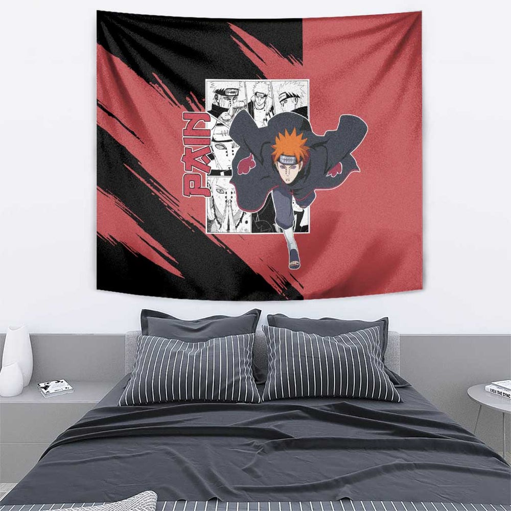 Pain - Naruto Tapestry Anime Mix Manga Style TS04 Pain - Naruto Tapestry Anime Mix Manga Style TS04