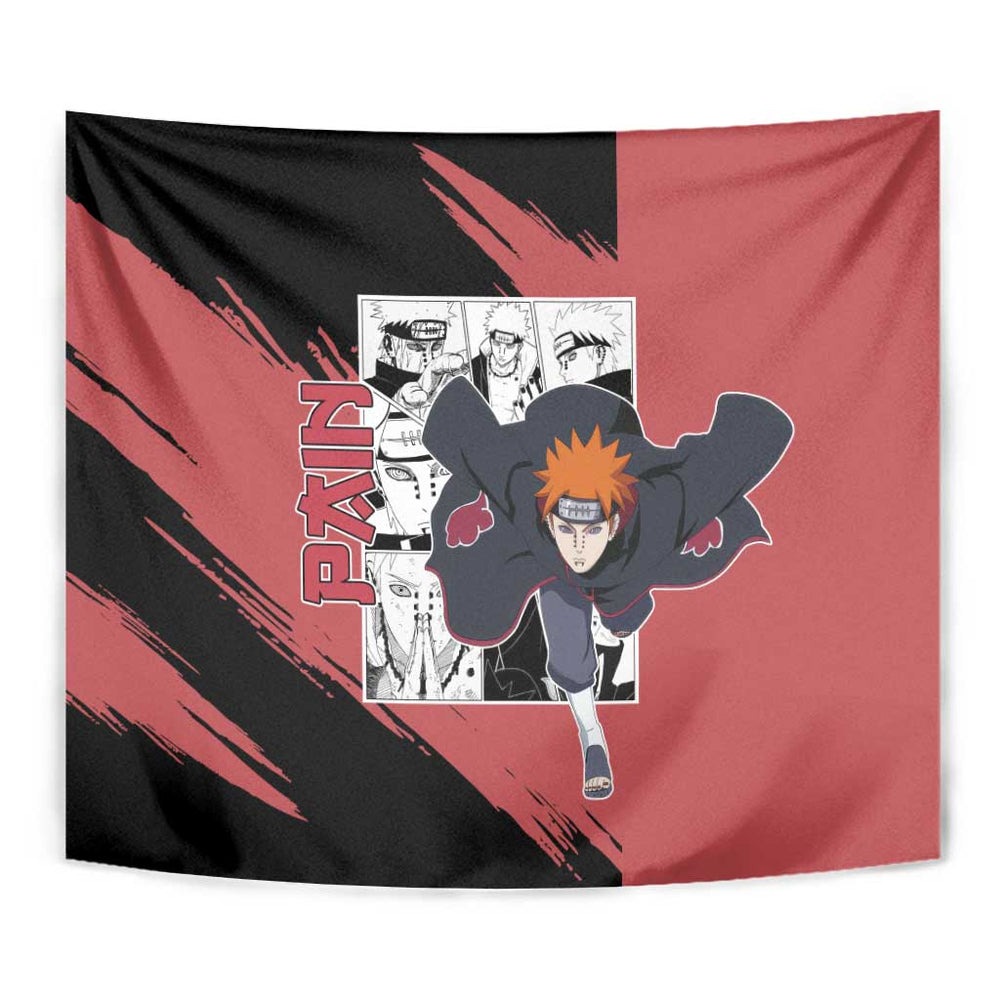 Pain - Naruto Tapestry Anime Mix Manga Style TS04 Pain - Naruto Tapestry Anime Mix Manga Style TS04