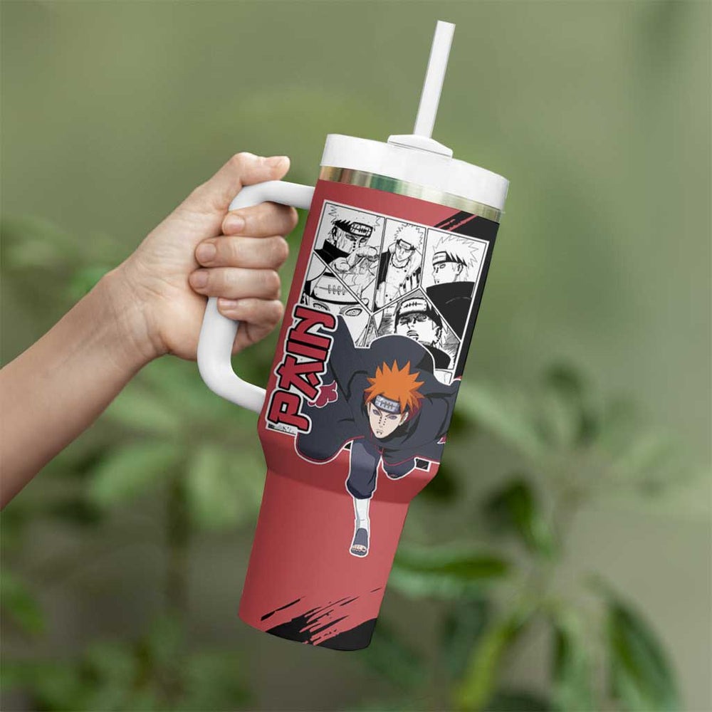 Pain - Naruto Tumbler With Handle Anime Mix Manga Style TS04 Pain - Naruto Tumbler With Handle Anime Mix Manga Style TS04
