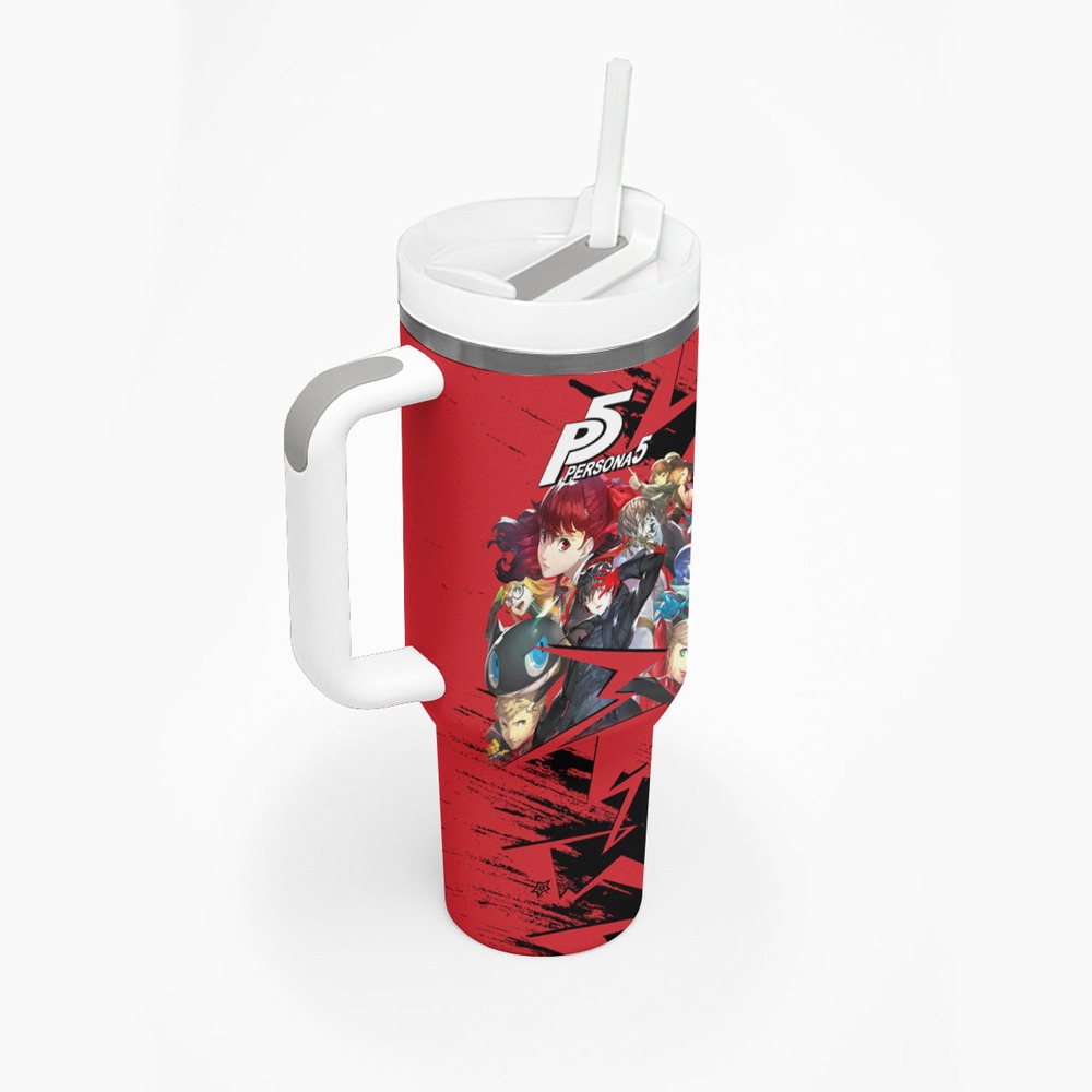 Persona 5 Team Tumbler With Handle TS04 Persona 5 Team Tumbler With Handle TS04