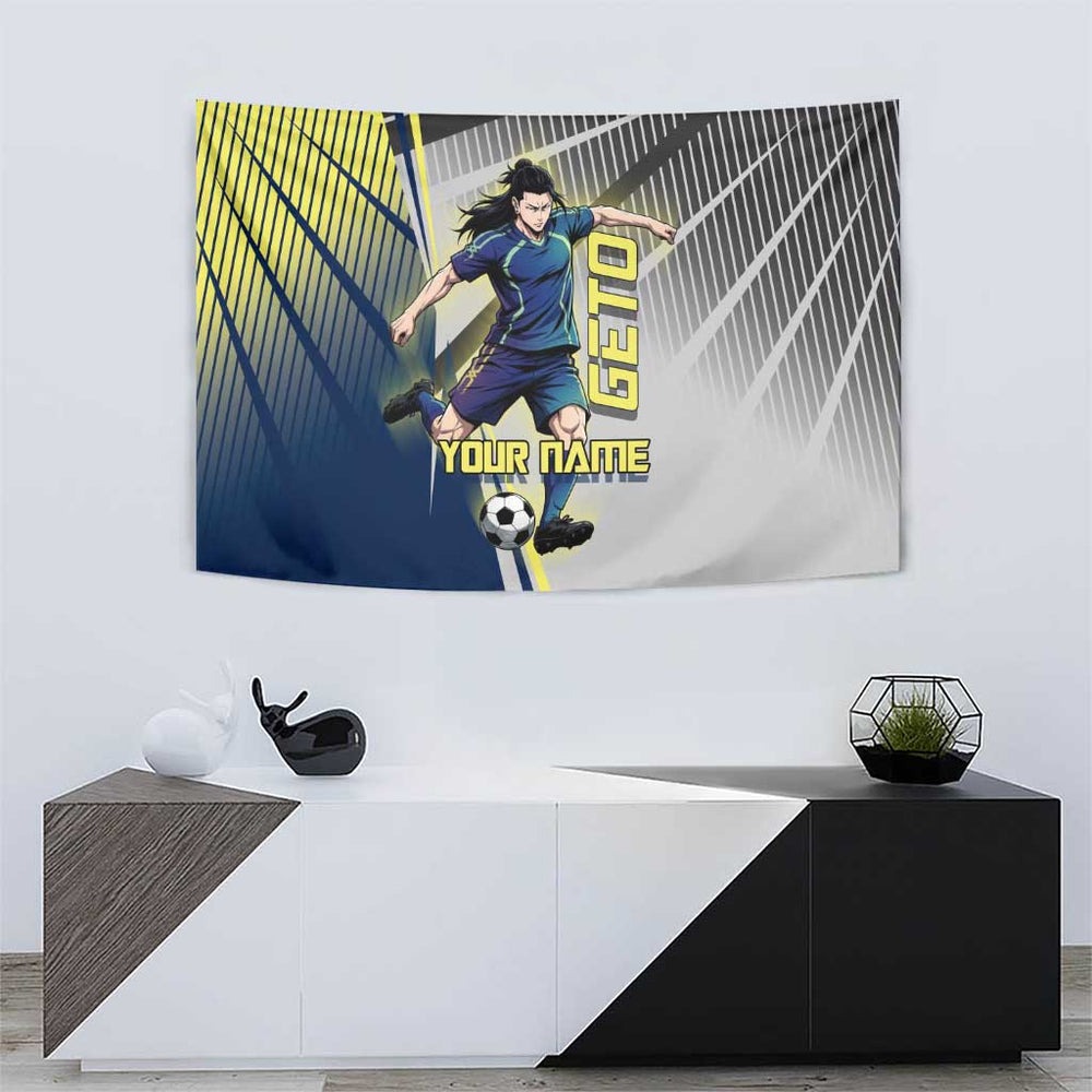 Personalized Geto Suguru Tumbler With Handle Anime Soccer Action Illustration Art TS04 Personalized Geto Suguru Tumbler With Handle Anime Soccer Action Illustration Art TS04