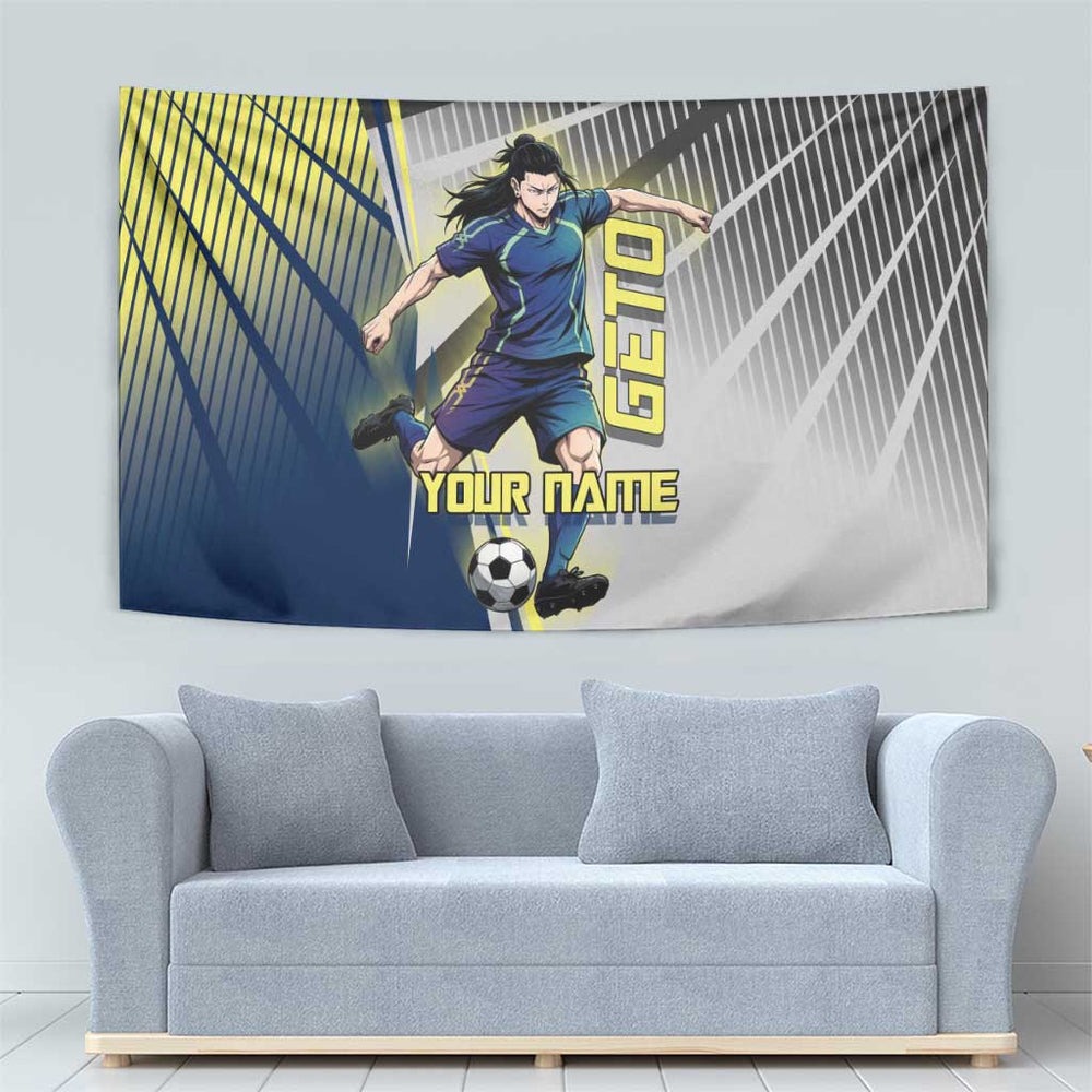Personalized Geto Suguru Tumbler With Handle Anime Soccer Action Illustration Art TS04 Personalized Geto Suguru Tumbler With Handle Anime Soccer Action Illustration Art TS04