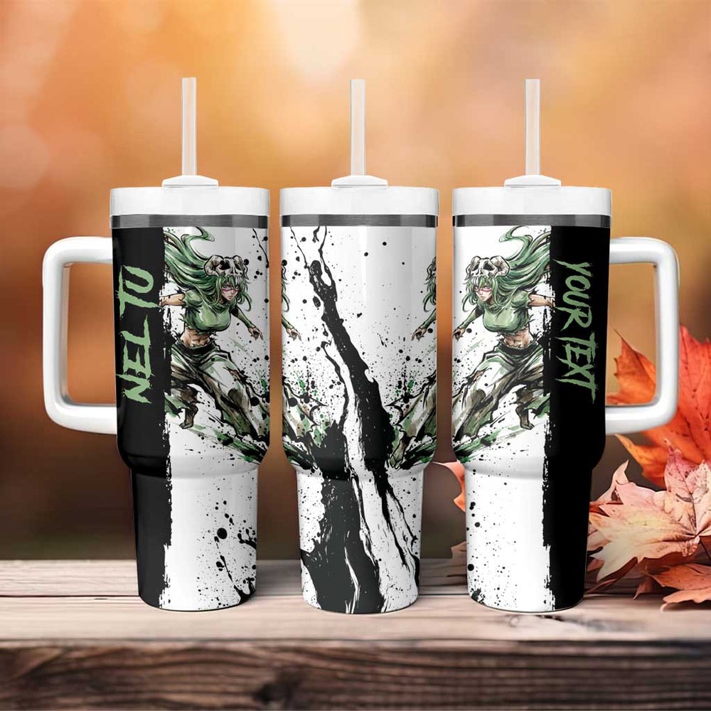 Personalized Nel Tu Tumbler With Handle Ink Splash Anime Brush Style TS04 Personalized Nel Tu Tumbler With Handle Ink Splash Anime Brush Style TS04