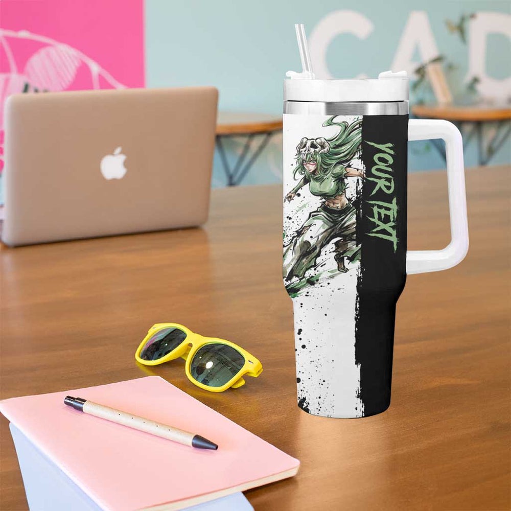 Personalized Nel Tu Tumbler With Handle Ink Splash Anime Brush Style TS04 Personalized Nel Tu Tumbler With Handle Ink Splash Anime Brush Style TS04