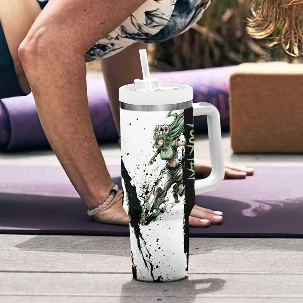 Personalized Nel Tu Tumbler With Handle Ink Splash Anime Brush Style TS04 Personalized Nel Tu Tumbler With Handle Ink Splash Anime Brush Style TS04