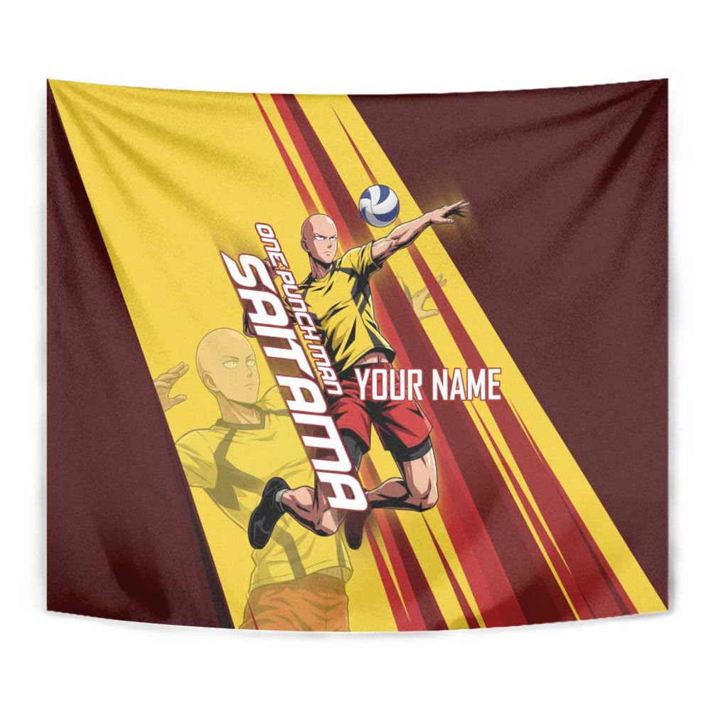Personalized Saitama Volleyball Design Tumbler With Handle with Yellow and Red Athletic Theme and Powerful Spike Pose TS04 Personalized Saitama Volleyball Design Tumbler With Handle with Yellow and Red Athletic Theme and Powerful Spike Pose TS04