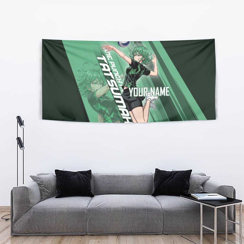 Personalized Tatsumaki Volleyball Design Tumbler With Handle with Green Athletic Theme and Energetic Action Pose TS04 Personalized Tatsumaki Volleyball Design Tumbler With Handle with Green Athletic Theme and Energetic Action Pose TS04