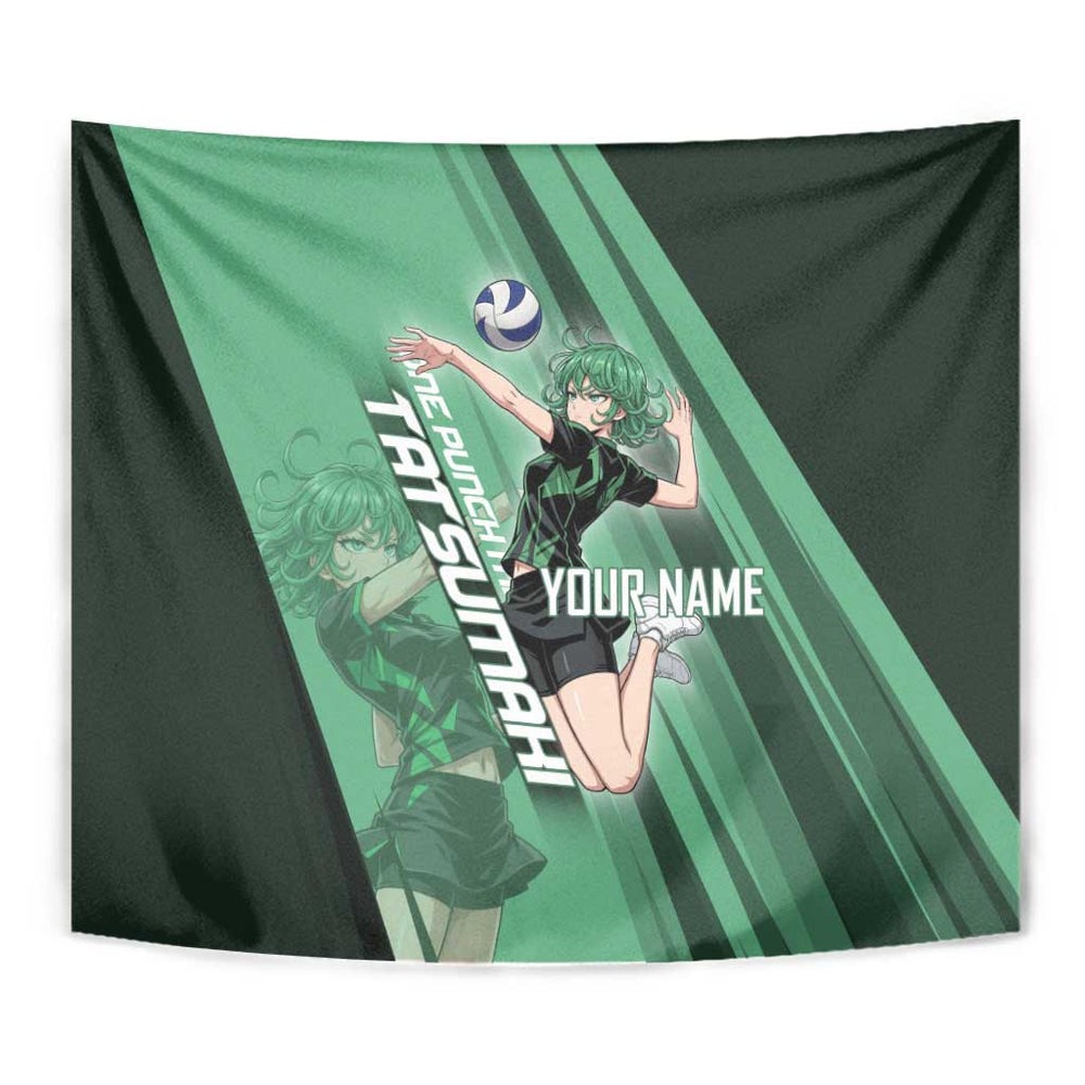 Personalized Tatsumaki Volleyball Design Tumbler With Handle with Green Athletic Theme and Energetic Action Pose TS04 Personalized Tatsumaki Volleyball Design Tumbler With Handle with Green Athletic Theme and Energetic Action Pose TS04