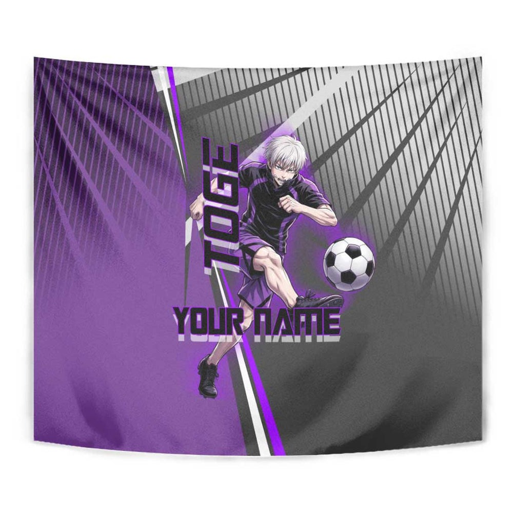 Personalized Toge Inumaki Jujutsu Kaisen Tumbler With Handle with Purple Gradient and Action Kick Design TS04 Personalized Toge Inumaki Jujutsu Kaisen Tumbler With Handle with Purple Gradient and Action Kick Design TS04