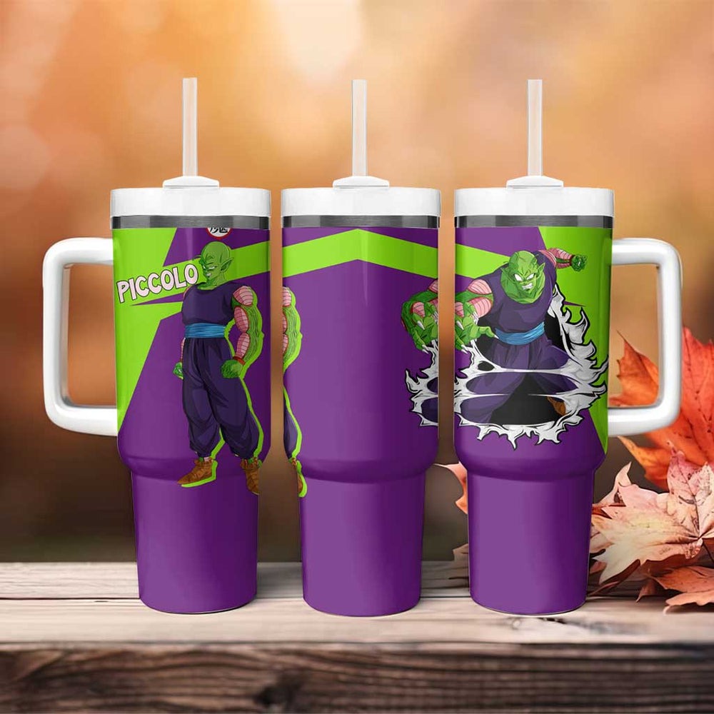 Piccolo - Dragon Ball Tumbler With Handle Anime Style TS04 Piccolo - Dragon Ball Tumbler With Handle Anime Style TS04