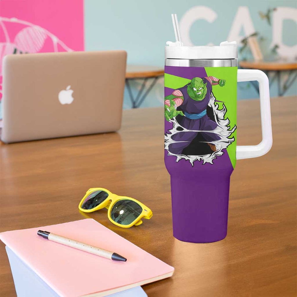 Piccolo - Dragon Ball Tumbler With Handle Anime Style TS04 Piccolo - Dragon Ball Tumbler With Handle Anime Style TS04