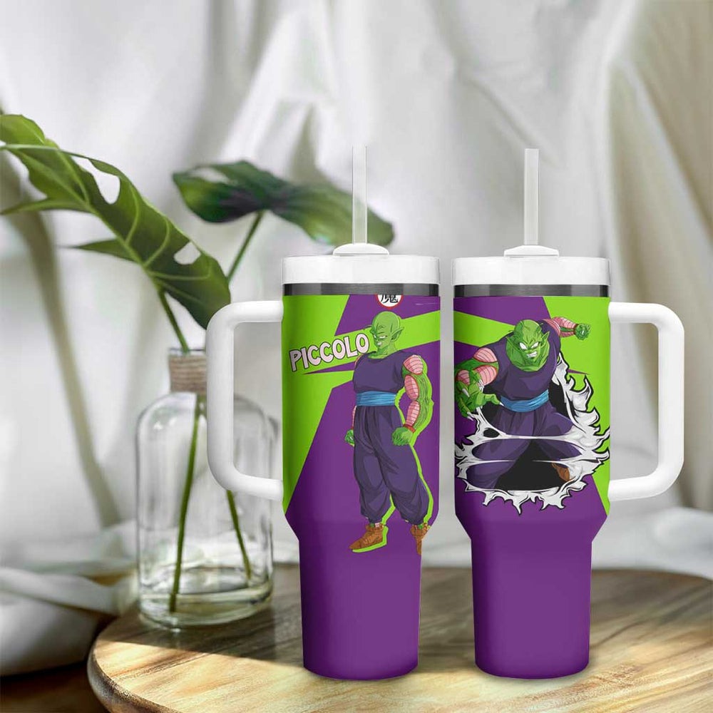Piccolo - Dragon Ball Tumbler With Handle Anime Style TS04 Piccolo - Dragon Ball Tumbler With Handle Anime Style TS04