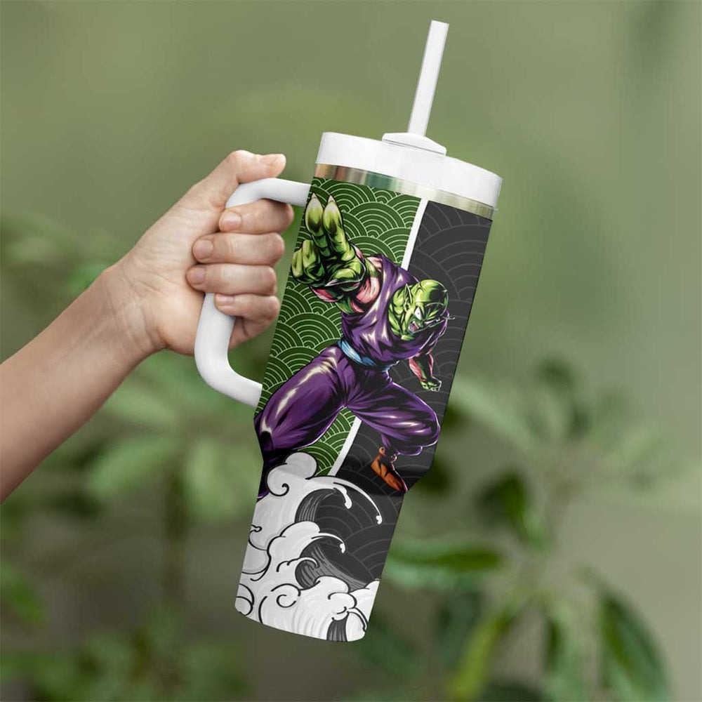 Piccolo Japanese Kanagawa - Dragon Ball Z Tumbler With Handle Anime Japan Style TS04 Piccolo Japanese Kanagawa - Dragon Ball Z Tumbler With Handle Anime Japan Style TS04
