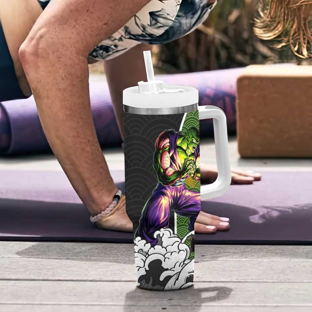Piccolo Japanese Kanagawa - Dragon Ball Z Tumbler With Handle Anime Japan Style TS04 Piccolo Japanese Kanagawa - Dragon Ball Z Tumbler With Handle Anime Japan Style TS04