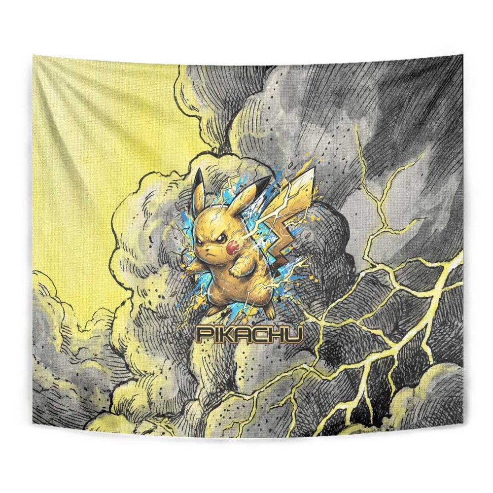 Pikachu Stormbreaker Edition Tumbler With Handle Pikachu Amid Thunder Clouds TS04 Pikachu Stormbreaker Edition Tumbler With Handle Pikachu Amid Thunder Clouds TS04