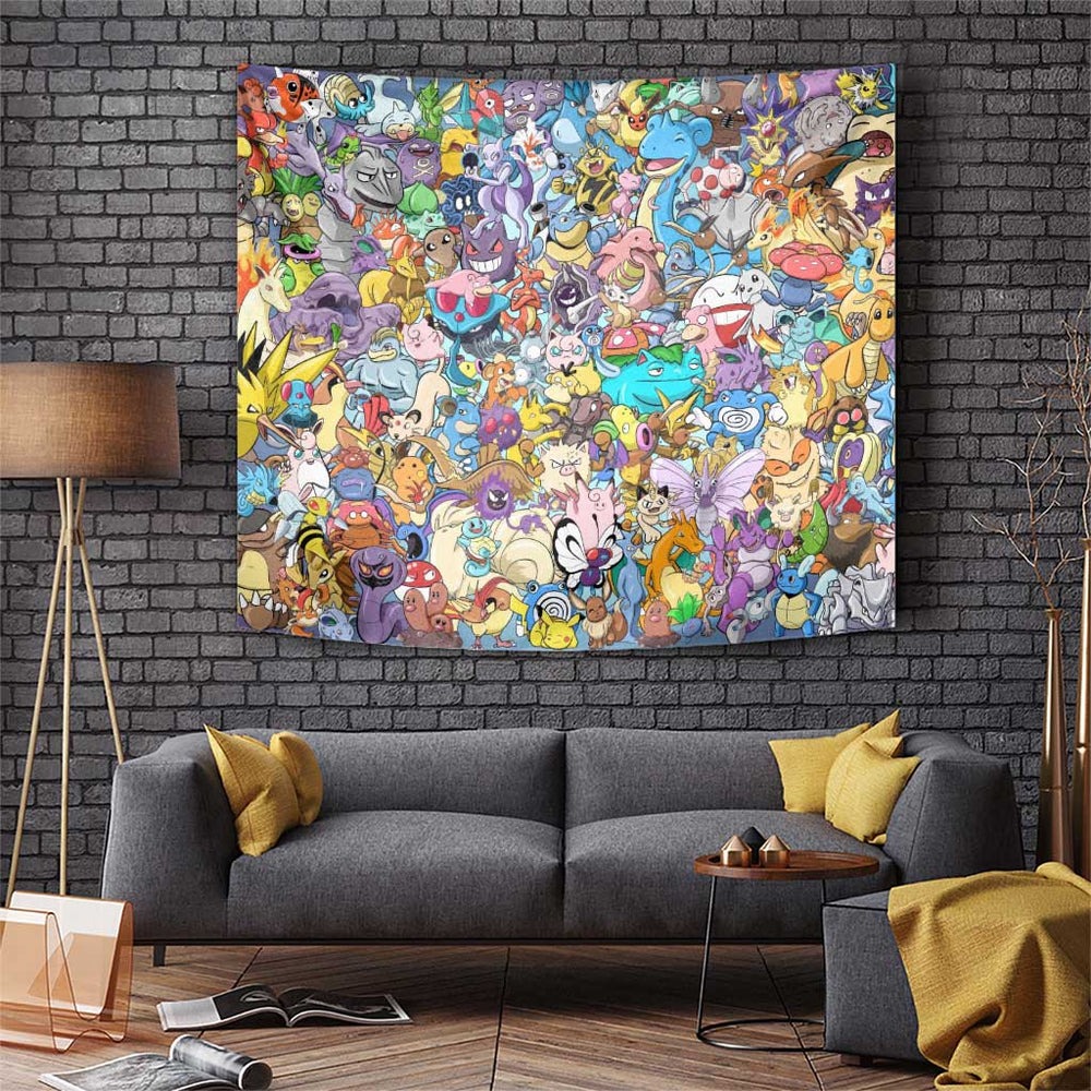 Pocket Monsters Poke Tapestry Japan Anime Style TS04 Pocket Monsters Poke Tapestry Japan Anime Style TS04