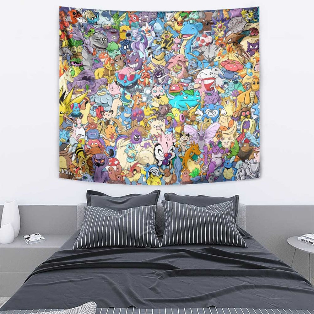 Pocket Monsters Poke Tapestry Japan Anime Style TS04 Pocket Monsters Poke Tapestry Japan Anime Style TS04
