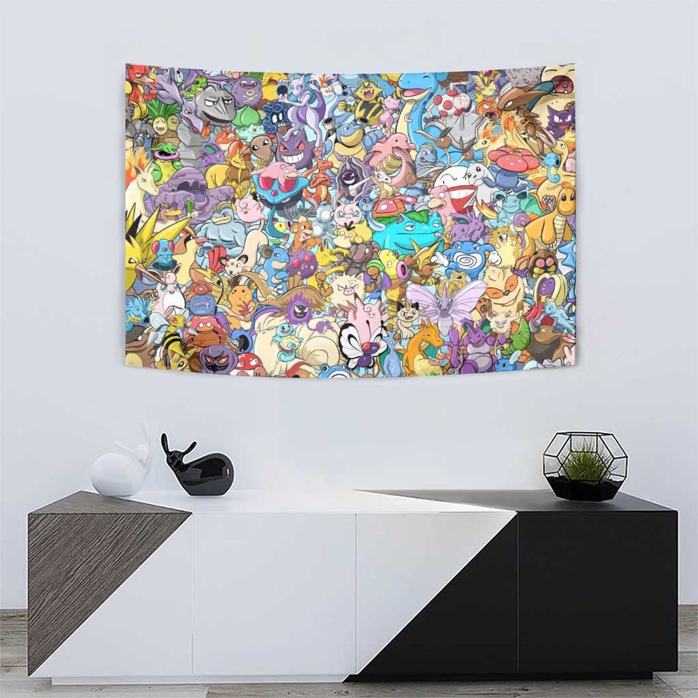 Pocket Monsters Poke Tapestry Japan Anime Style TS04 Pocket Monsters Poke Tapestry Japan Anime Style TS04