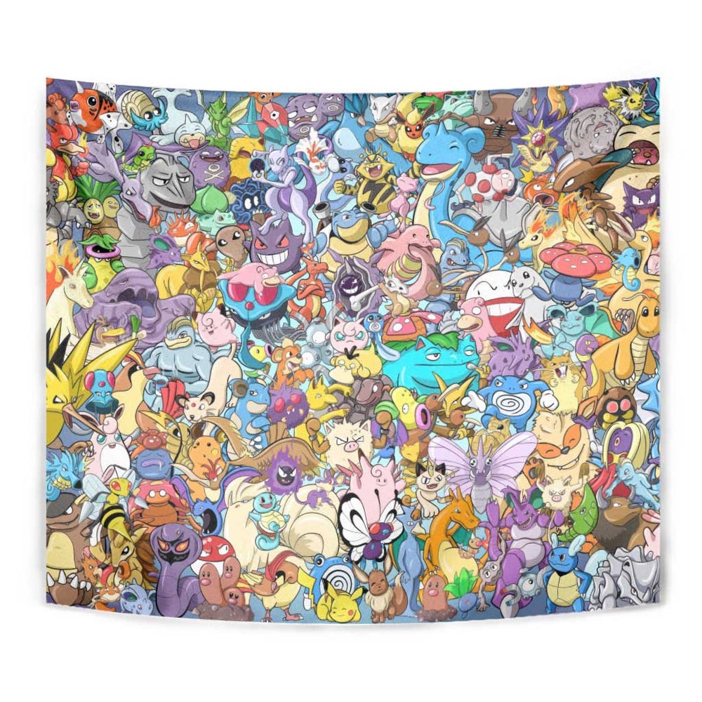 Pocket Monsters Poke Tapestry Japan Anime Style TS04 Pocket Monsters Poke Tapestry Japan Anime Style TS04