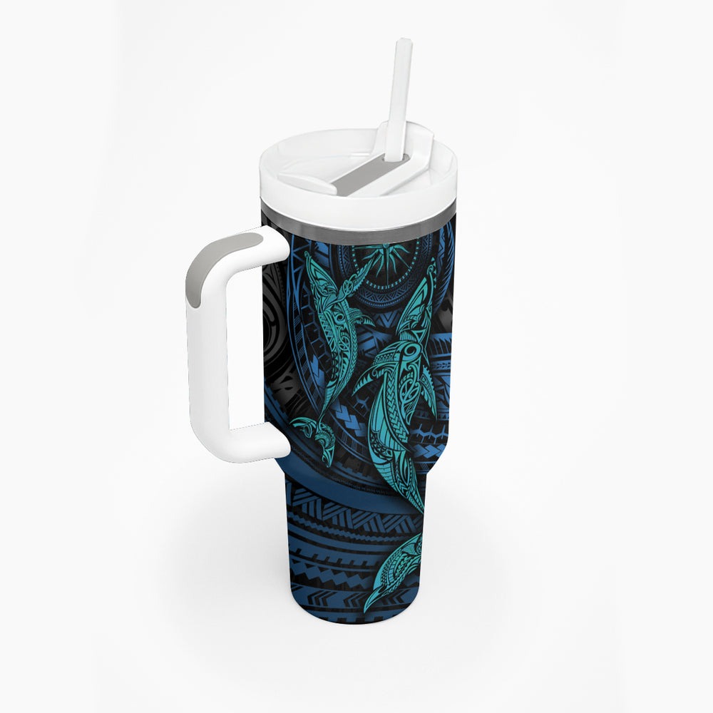 Polynesian Whale Tumbler With Handle TS04 Polynesian Whale Tumbler With Handle TS04