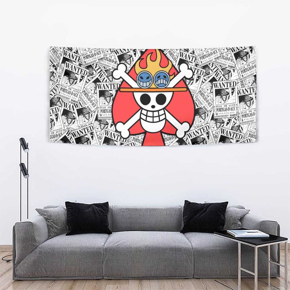 Portgas D. Ace Wanted - One Piece Tumbler With Handle Anime Style TS04 Portgas D. Ace Wanted - One Piece Tumbler With Handle Anime Style TS04