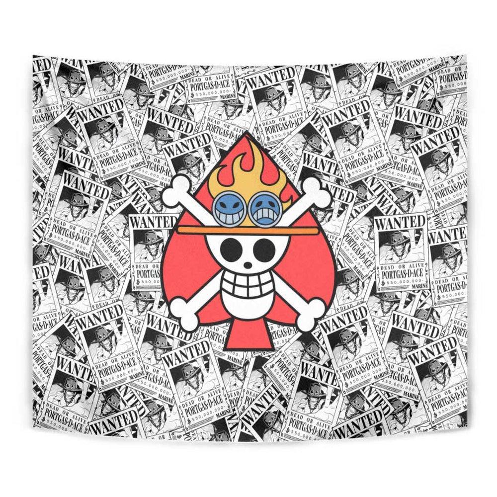 Portgas D. Ace Wanted - One Piece Tumbler With Handle Anime Style TS04 Portgas D. Ace Wanted - One Piece Tumbler With Handle Anime Style TS04