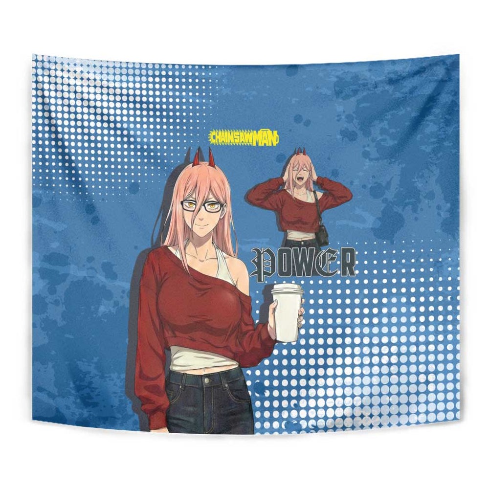 Power Chainsaw Man in Street Chic Tumbler With Handle Bold Blue Anime Aesthetic with Power TS04 Power Chainsaw Man in Street Chic Tumbler With Handle Bold Blue Anime Aesthetic with Power TS04