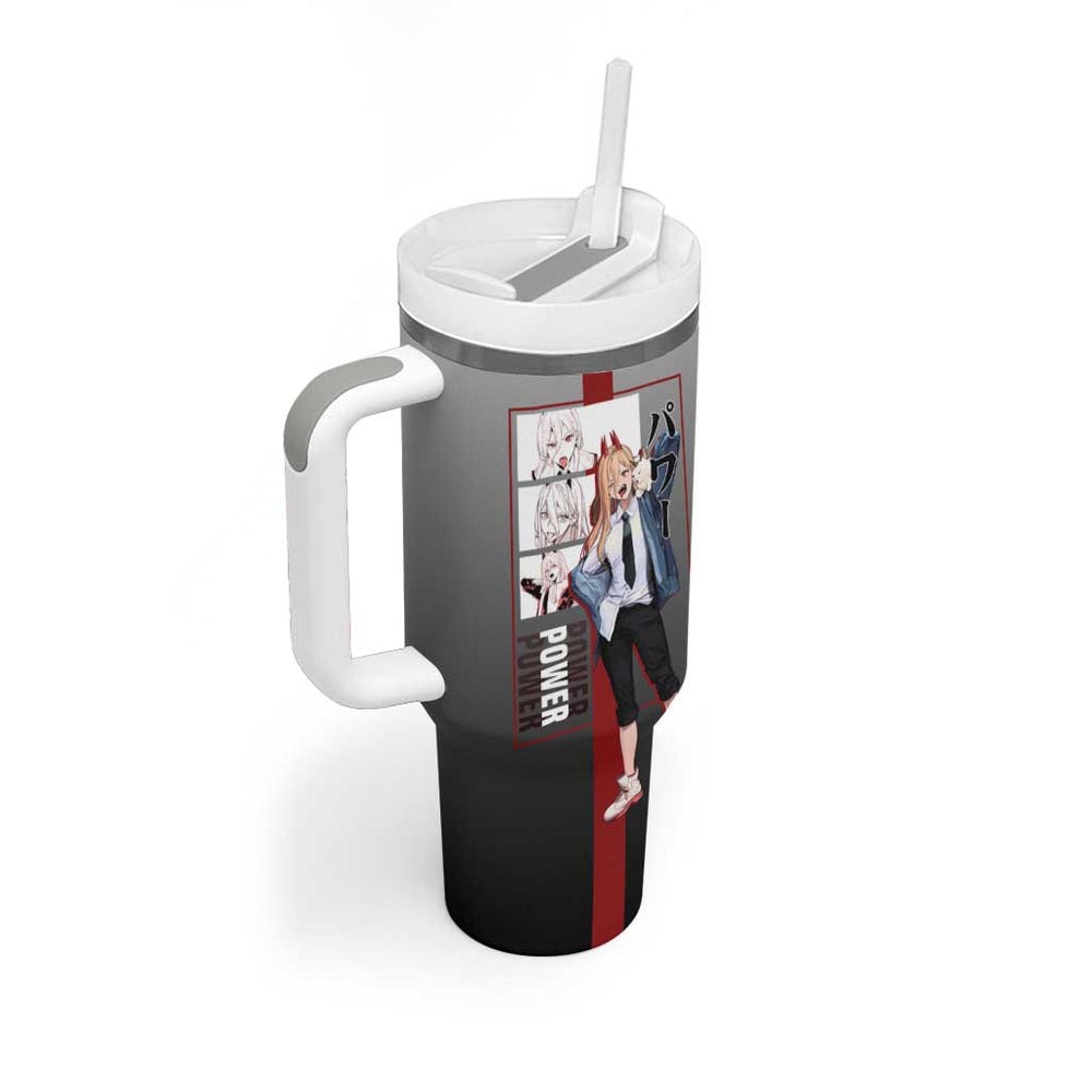 Power - Chainsaw Man Tumbler With Handle Anime Style TS04 Power - Chainsaw Man Tumbler With Handle Anime Style TS04
