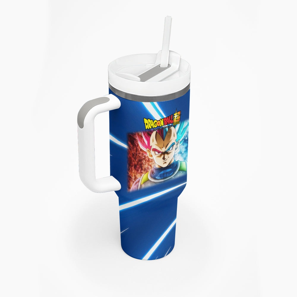 Prince Vegeta - Dragon Ball Tumbler With Handle Anime Style TS04 Prince Vegeta - Dragon Ball Tumbler With Handle Anime Style TS04