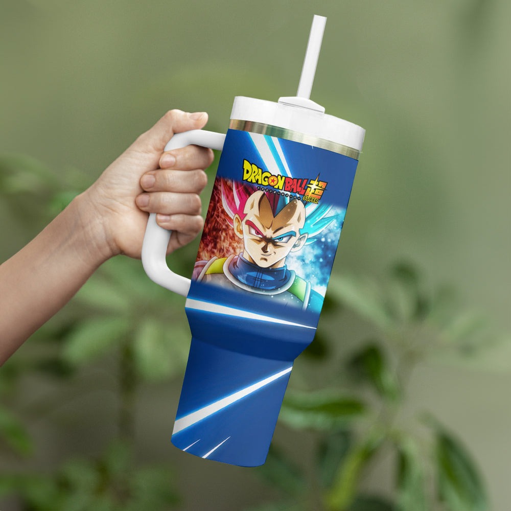 Prince Vegeta - Dragon Ball Tumbler With Handle Anime Style TS04 Prince Vegeta - Dragon Ball Tumbler With Handle Anime Style TS04