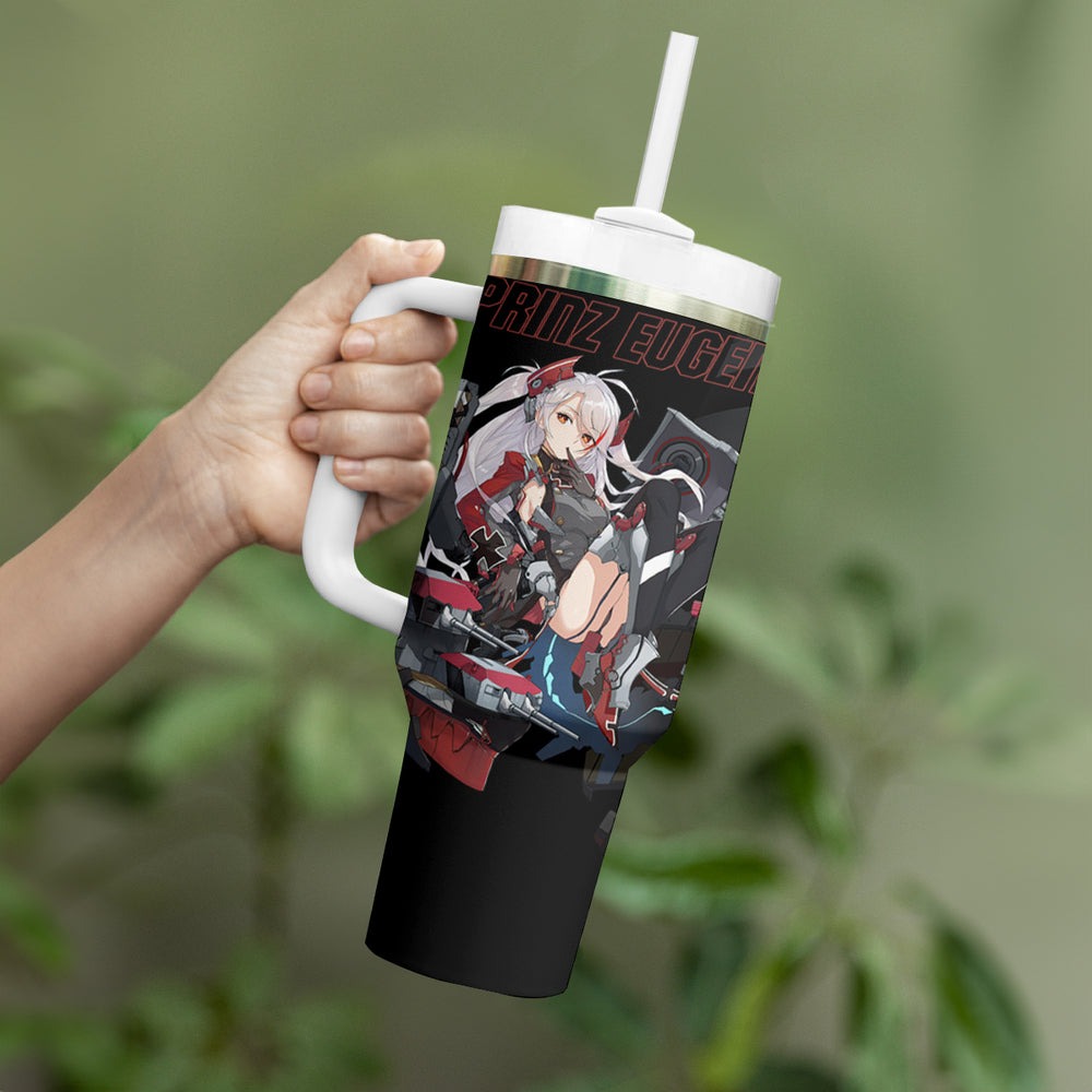 Prinz Eugen - Azur Lane Tumbler With Handle Anime Game Style TS04 Prinz Eugen - Azur Lane Tumbler With Handle Anime Game Style TS04