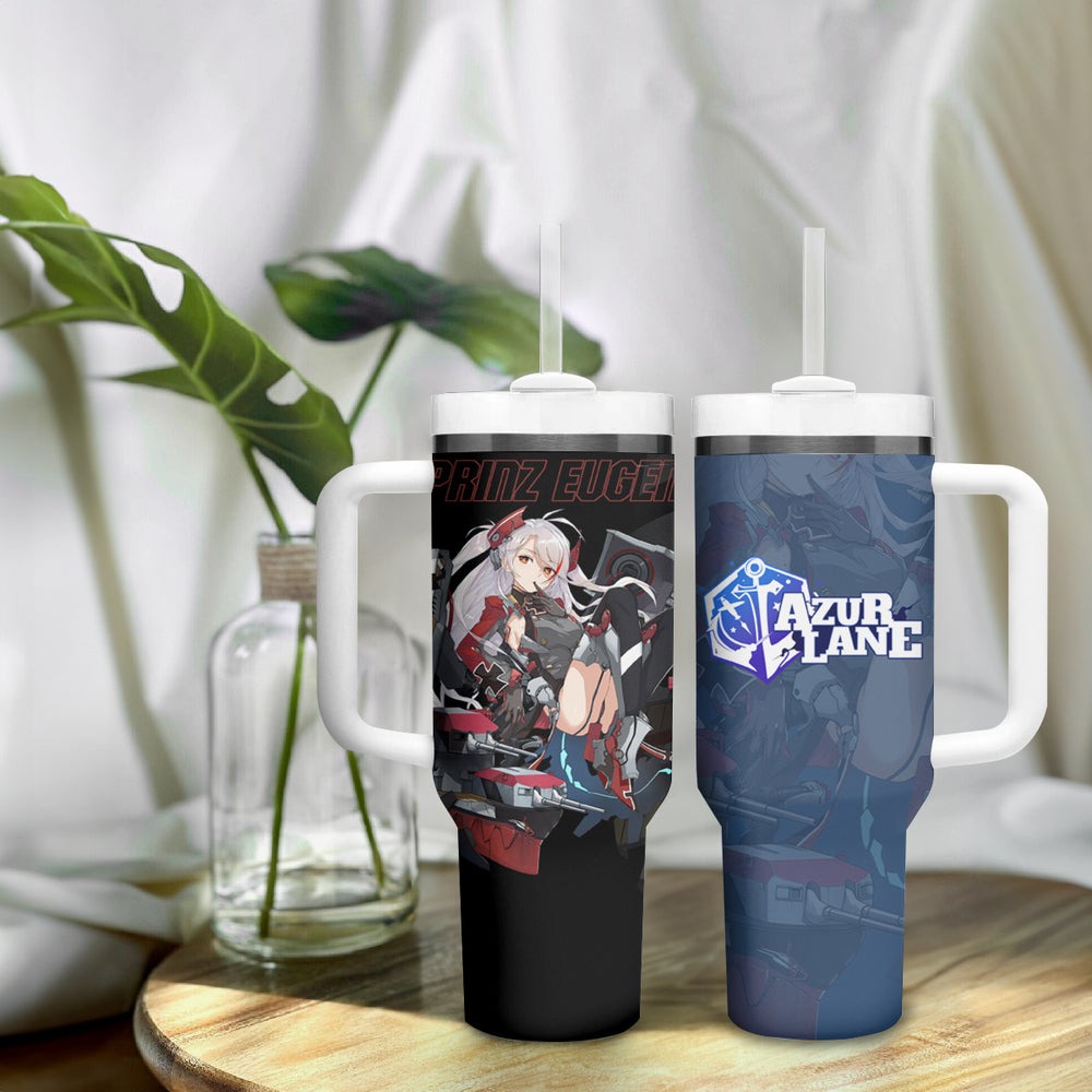 Prinz Eugen - Azur Lane Tumbler With Handle Anime Game Style TS04 Prinz Eugen - Azur Lane Tumbler With Handle Anime Game Style TS04