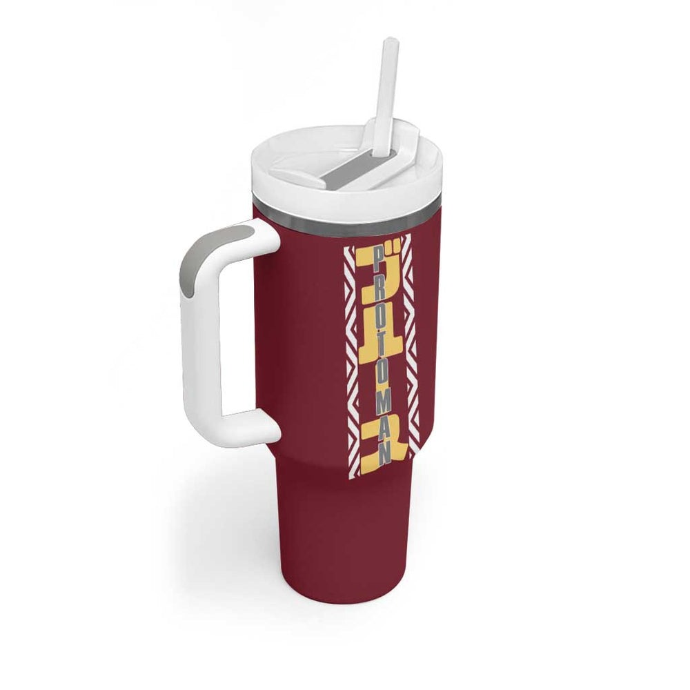 Proto Man Mega Man Tumbler With Handle Japan Anime Style TS04 Proto Man Mega Man Tumbler With Handle Japan Anime Style TS04