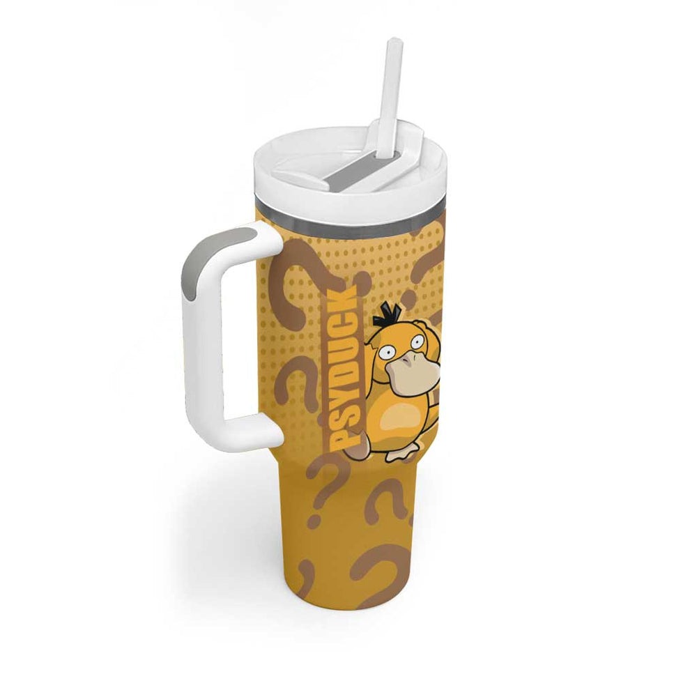 Psyduck from Poké Tumbler With Handle with Water Type Power and Confused Expression Design TS04 Psyduck from Poké Tumbler With Handle with Water Type Power and Confused Expression Design TS04