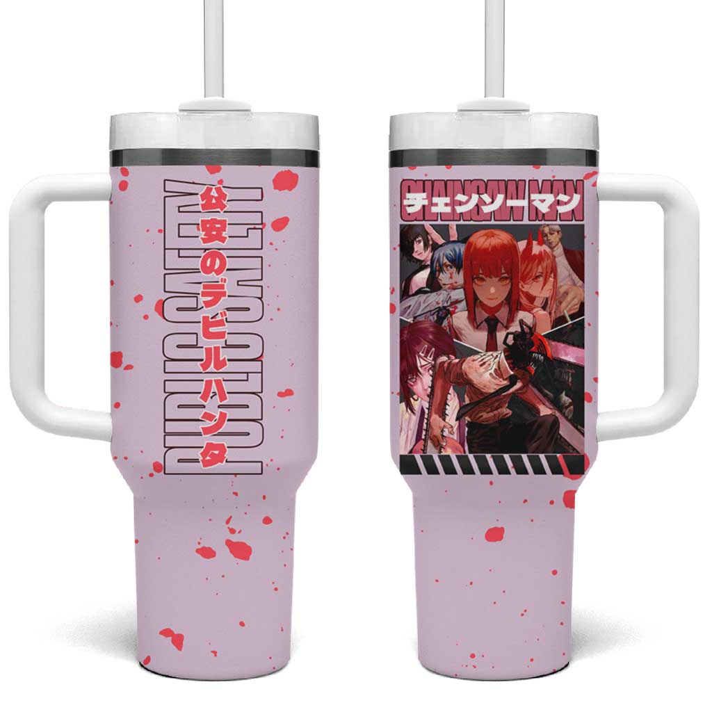 Public Safety Chainsaw Man Tumbler With Handle Anime Style TS04